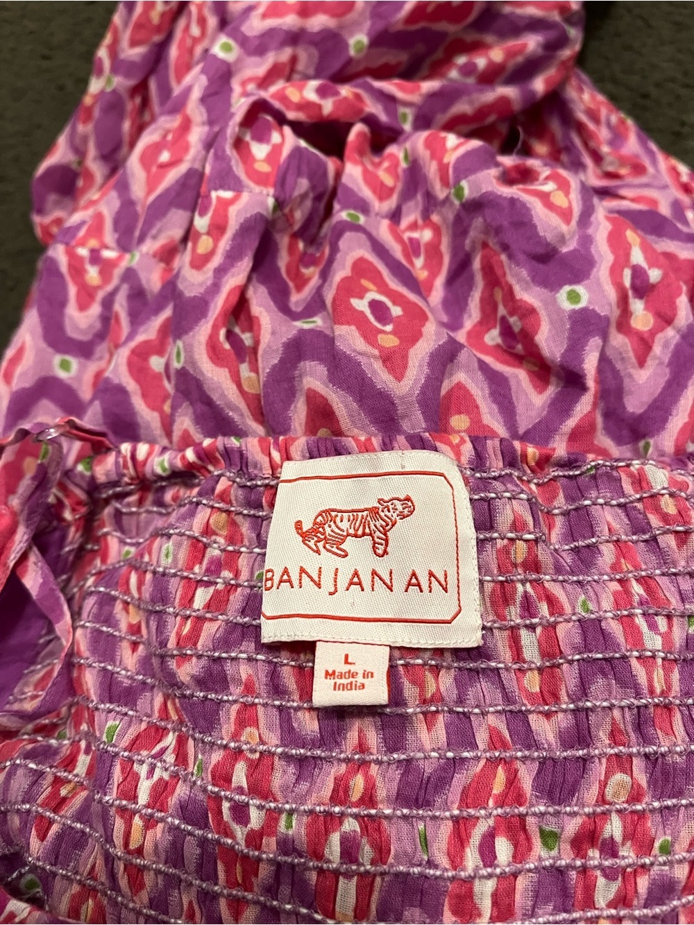 Banjanan Beryl Button Down Midi Dress In Surreal Dream Mauve - Picture 6 of 8